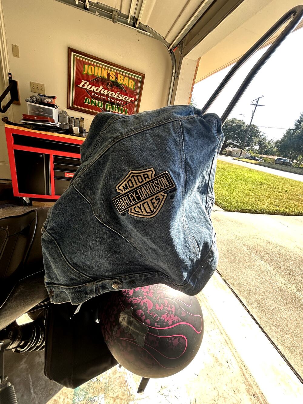 Vintage 2001 Harley Davidson Dog/Pet Vest SzM